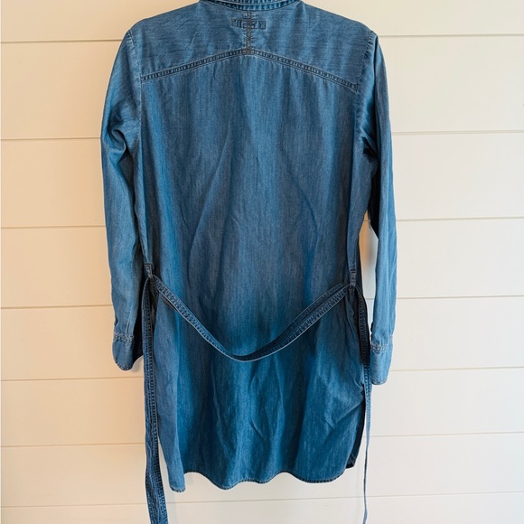 Banana Republic Button Up Shirt Dress, Size Large - Picture 2 of 8